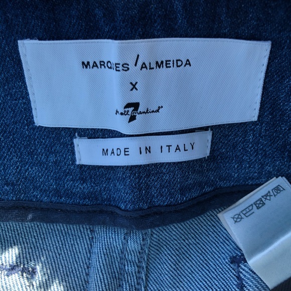 Marques Almeida x 7 FAM Collab High Rise Flare - Picture 2 of 8